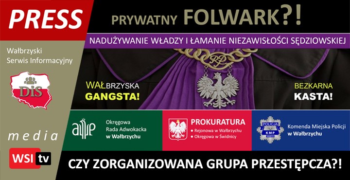 Prokuratura i sądy - czy prywatne folwarki do niszczenia i eliminacji niewygodnych ludzi?!